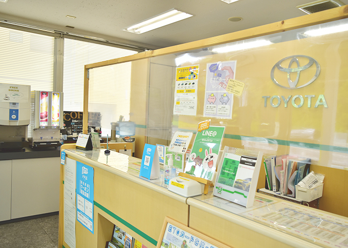 トヨタレンタリース千葉 北松戸駅前店 内観